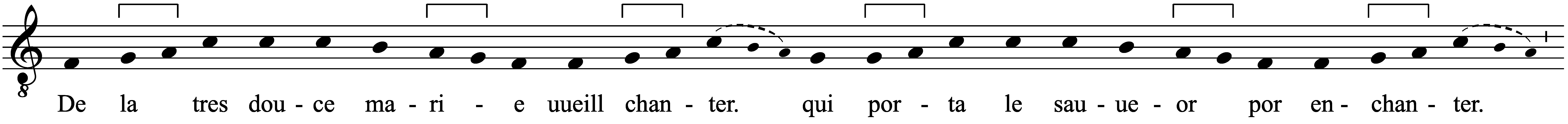 Work musical notation